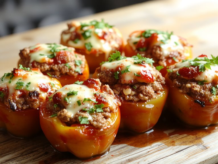 bell peppers filled creatively