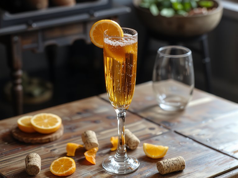 brunch champagne orange cocktail