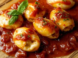 cheesy italian shells