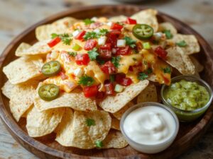 cheesy tortilla chip snack