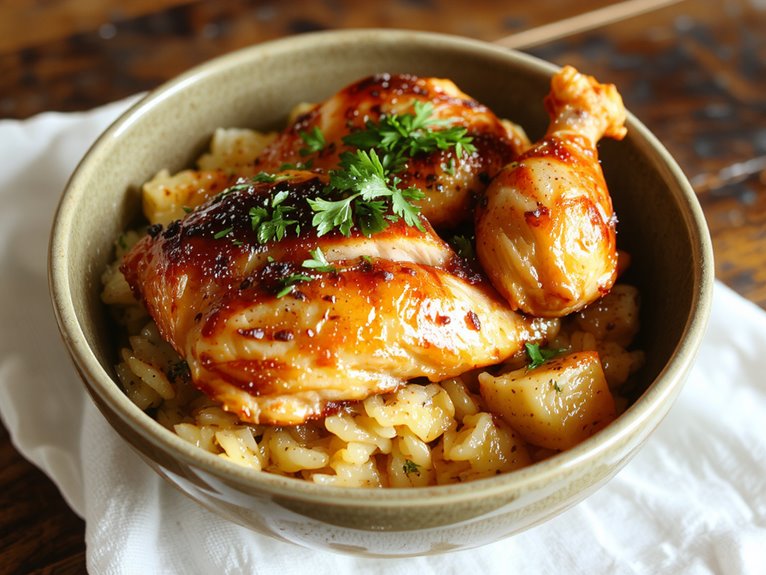 chicken rice comforting dish