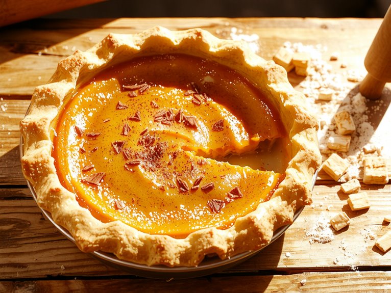 classic spiced pumpkin pie