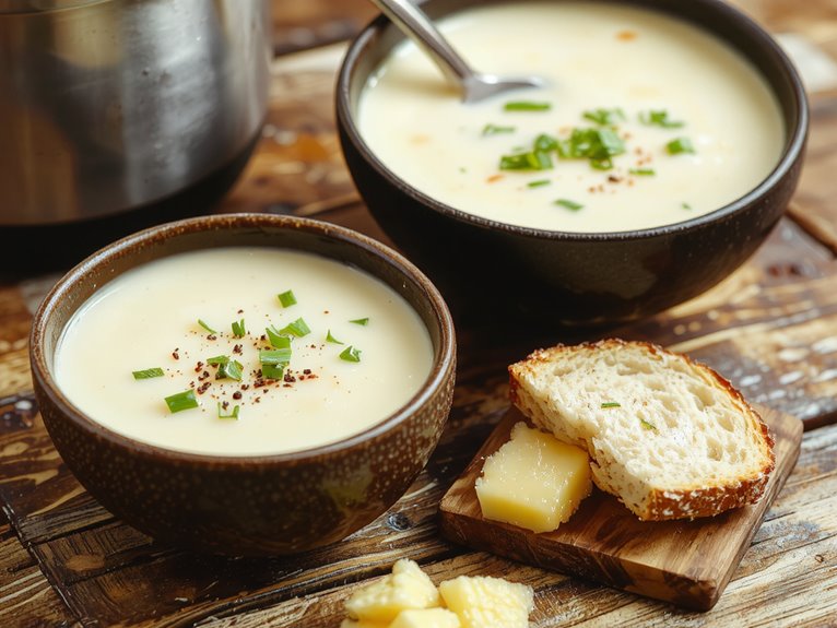 comforting creamy potato soup