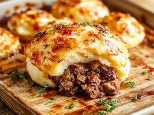 comforting meat potato casserole