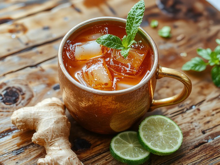 copper mug cocktail creation