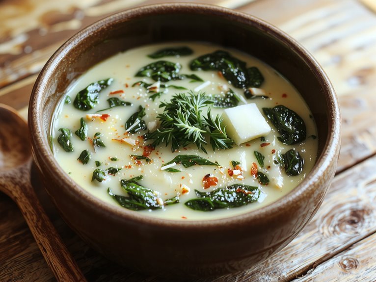 creamed spinach recipe details