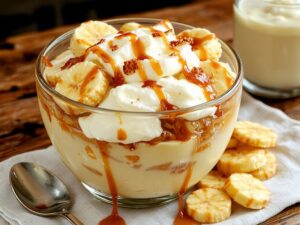 creamy banana dessert delight