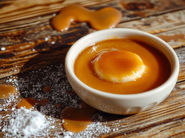 creamy caramel custard dessert