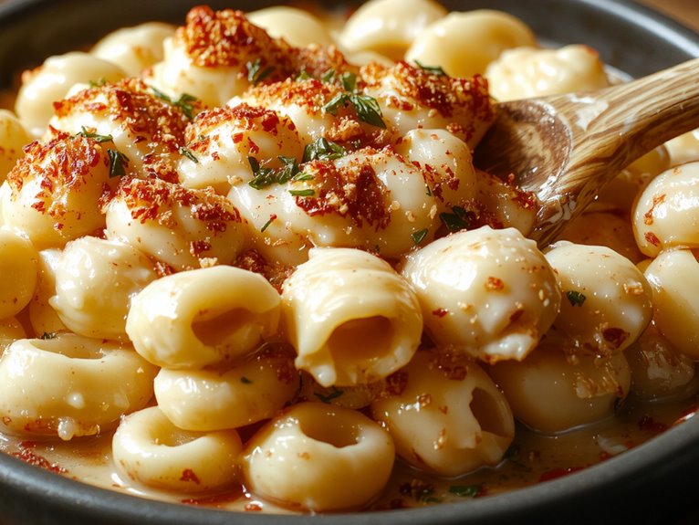 creamy cheesy comfort food