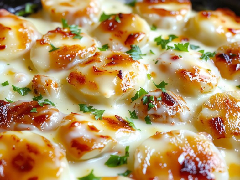 creamy cheesy potato layers