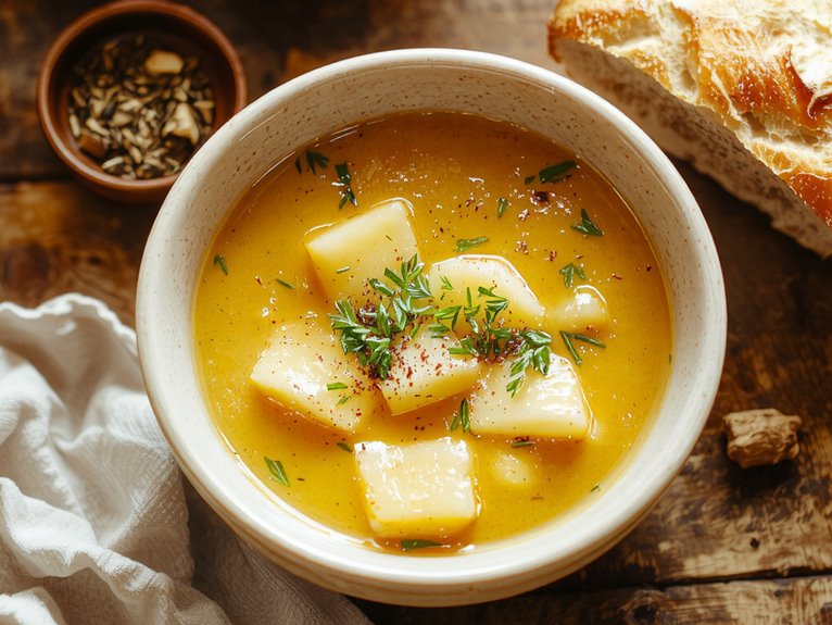 creamy cheesy potato soup