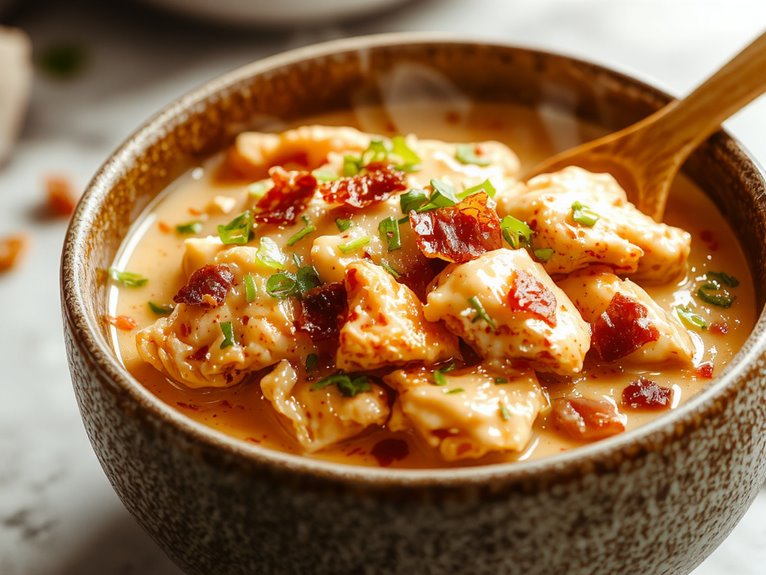 creamy cheesy savory chicken