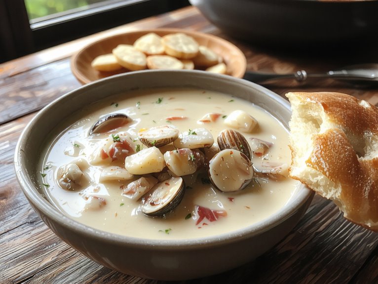 creamy clam chowder recipe