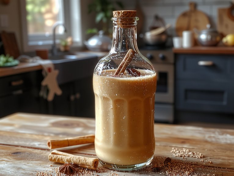 creamy coconut holiday drink