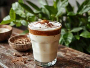 creamy coffee vodka cocktail