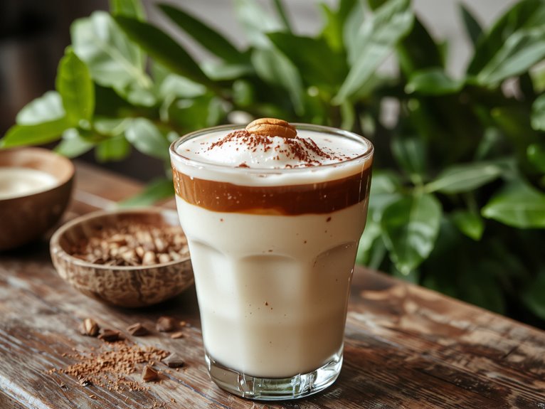 creamy coffee vodka cocktail