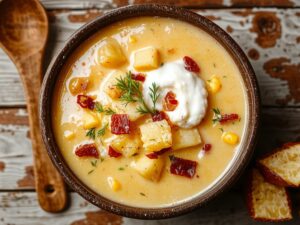 creamy corn soup recipe