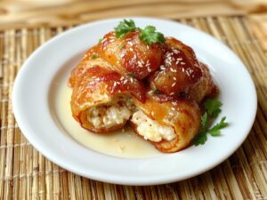 creamy crab fried dumplings