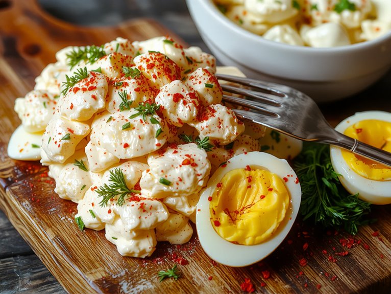 creamy egg delight salad