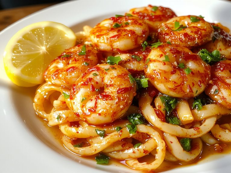 creamy garlic butter shrimp