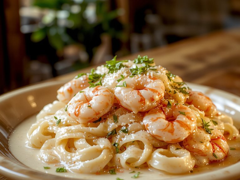 creamy garlic parmesan pasta