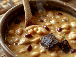 creamy homemade refried beans