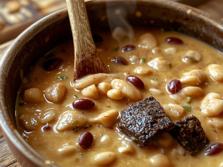 creamy homemade refried beans