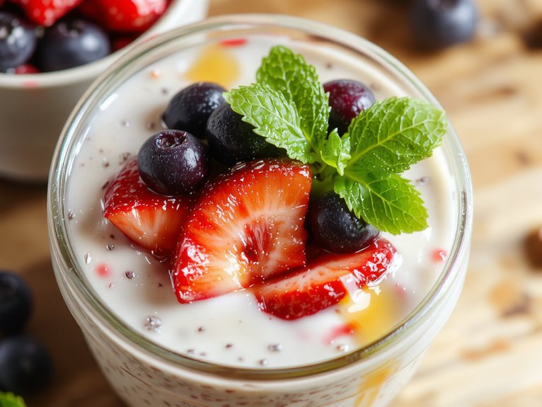 creamy nutritious chia pudding