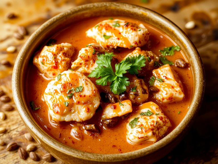 creamy spiced chicken delight