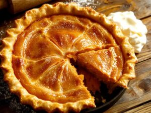 creamy spiced sweet pie