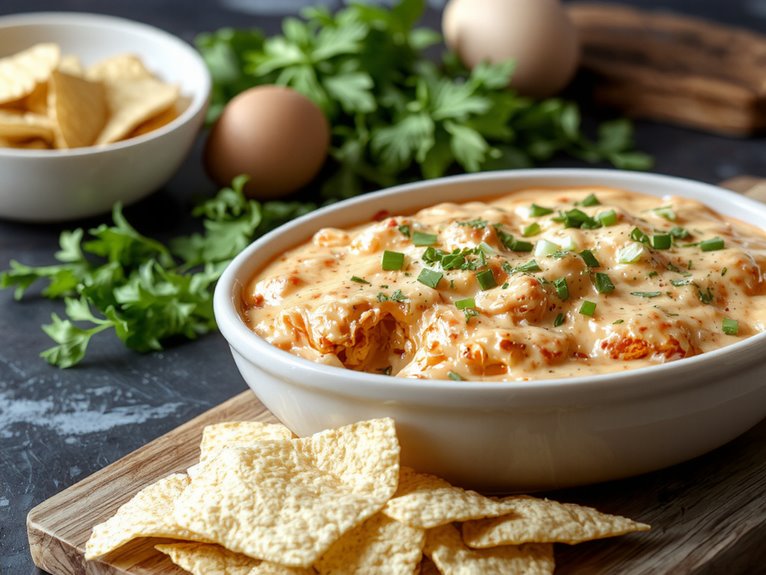 creamy spicy chicken dip