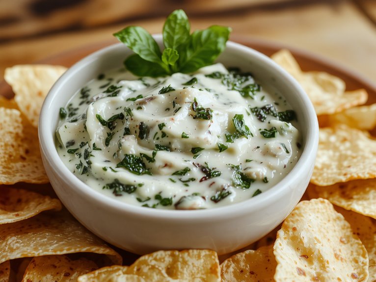 creamy spinach appetizer delight