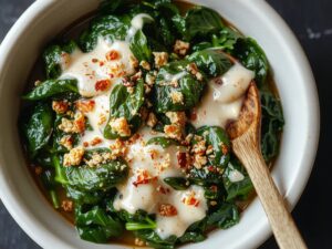 creamy spinach homemade delight