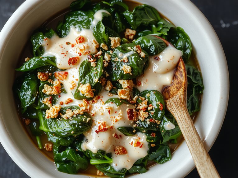 creamy spinach homemade delight