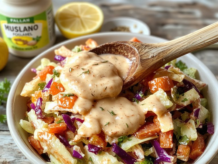 creamy tangy coleslaw dressing