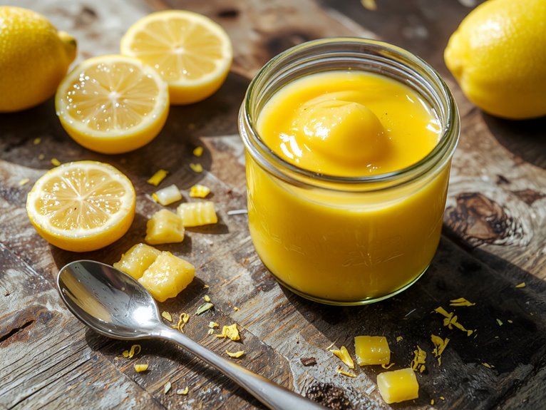 creamy tangy lemon spread