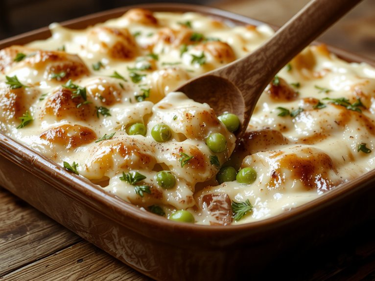 creamy tuna pasta bake