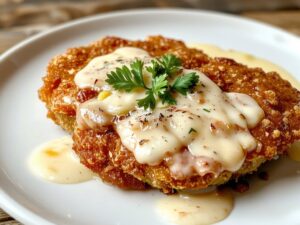 crispy breaded beef cutlet