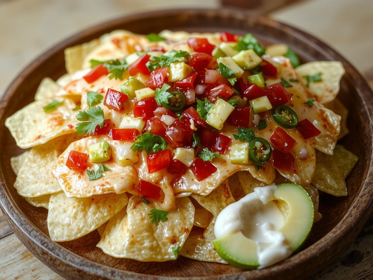 crispy cheesy customizable nachos