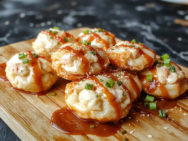 crispy crab cream pockets