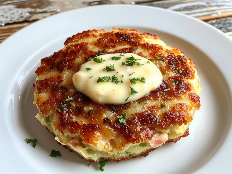 crispy golden crab cakes