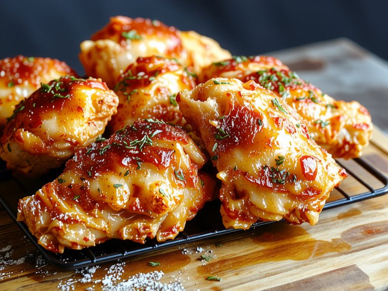 crispy golden fried chicken