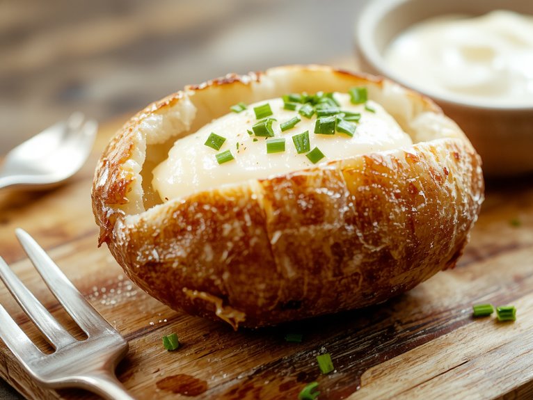 crispy outside fluffy inside