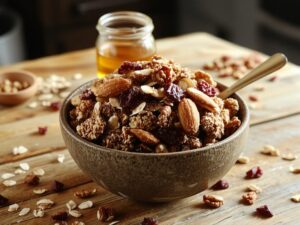 crunchy nutty breakfast delight