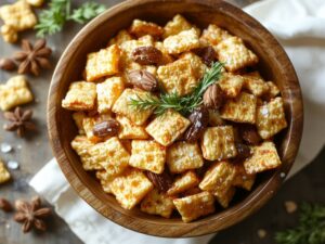 crunchy savory snack mix