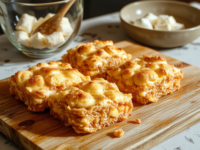 crunchy sweet marshmallow dessert