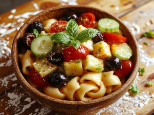 delicious pasta salad creation