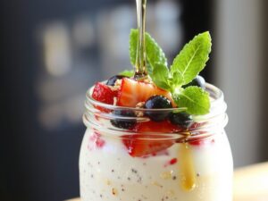 easy healthy chia dessert