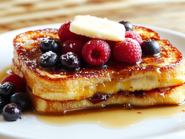 egg soaked fried bread