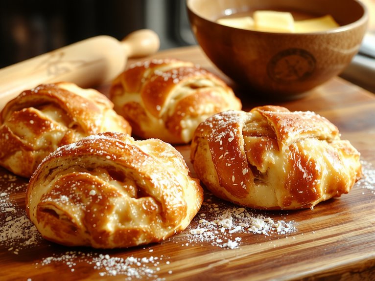 flaky buttery pastry dough